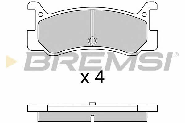 Bremsi BP2328 Brake Pad Set, disc brake BP2328