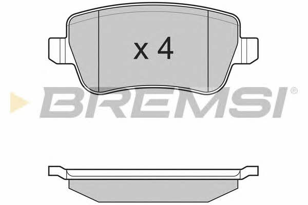 Bremsi BP3227 Brake Pad Set, disc brake BP3227