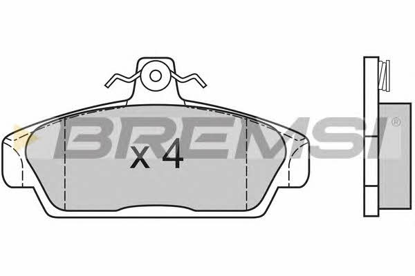 Bremsi BP2529 Brake Pad Set, disc brake BP2529