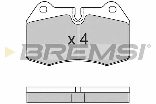 Bremsi BP2660 Brake Pad Set, disc brake BP2660