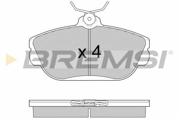 Bremsi BP2783 Brake Pad Set, disc brake BP2783