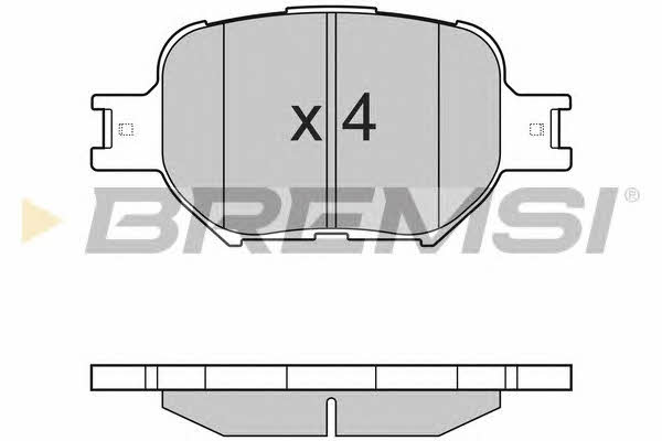 Bremsi BP2963 Brake Pad Set, disc brake BP2963