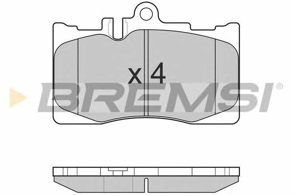Bremsi BP3021 Brake Pad Set, disc brake BP3021