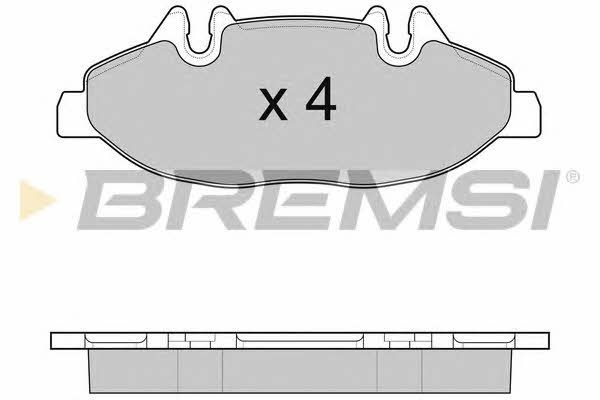 Bremsi BP3100 Brake Pad Set, disc brake BP3100