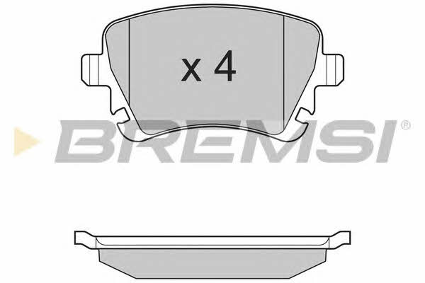 Bremsi BP3130 Brake Pad Set, disc brake BP3130