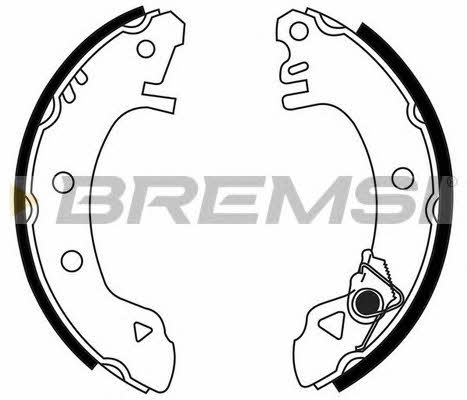 Bremsi GF0214 Brake shoe set GF0214