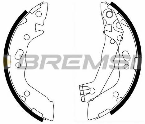 Bremsi GF0737 Brake shoe set GF0737