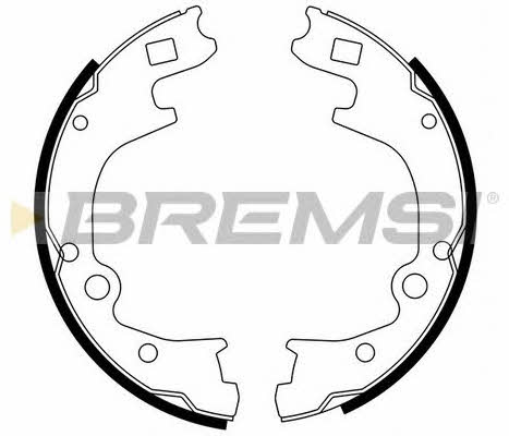 Bremsi GF0793 Parking brake shoes GF0793