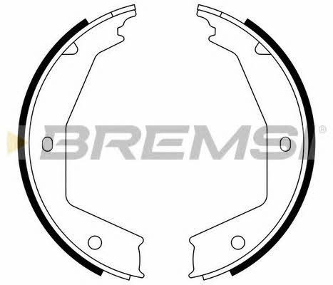 Bremsi GF0388 Parking brake shoes GF0388