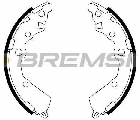 Bremsi GF0805 Brake shoe set GF0805