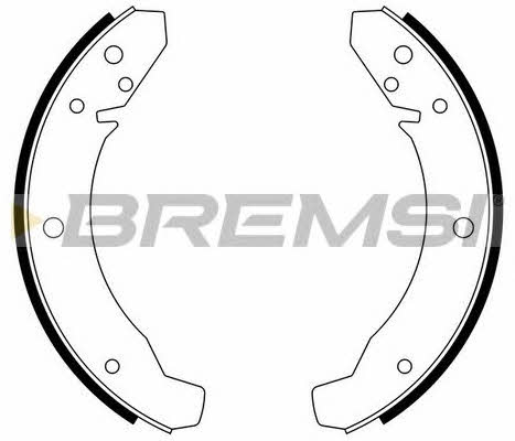Bremsi GF0535 Brake shoe set GF0535