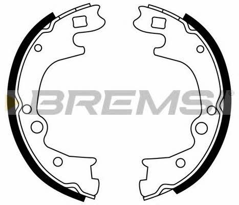 Bremsi GF0748 Parking brake shoes GF0748