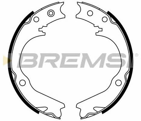 Bremsi GF0892 Parking brake shoes GF0892