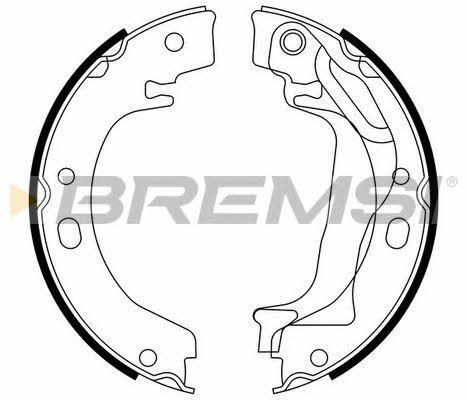 Bremsi GF0970 Parking brake shoes GF0970