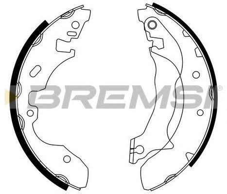Bremsi GF0237 Brake shoe set GF0237