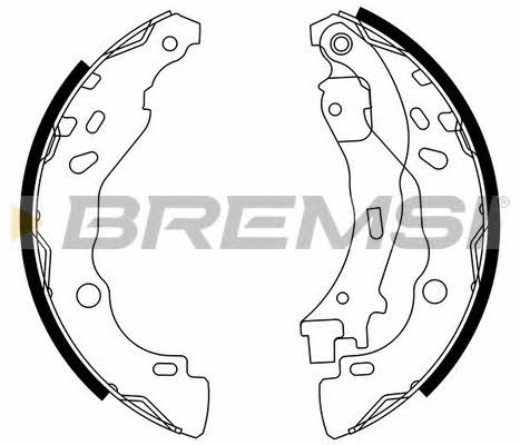 Bremsi GF0291 Brake shoe set GF0291