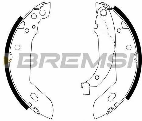 Bremsi GF0381 Brake shoe set GF0381