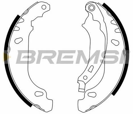 Bremsi GF0408 Brake shoe set GF0408