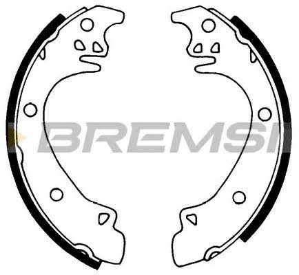 Bremsi GF0444 Brake shoe set GF0444