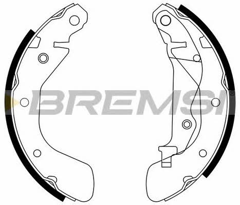 Bremsi GF0633 Brake shoe set GF0633