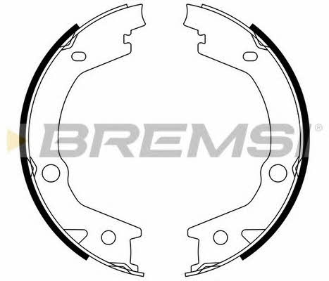 Bremsi GF0765 Parking brake shoes GF0765
