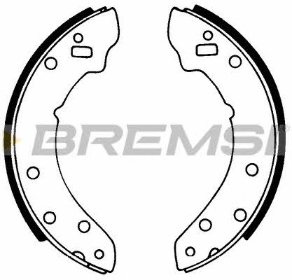 Bremsi GF0430 Brake shoe set GF0430