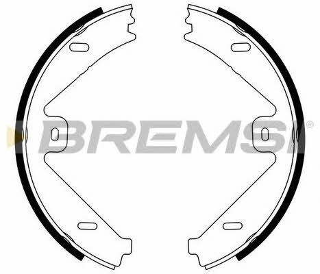 Bremsi GF0319 Parking brake shoes GF0319