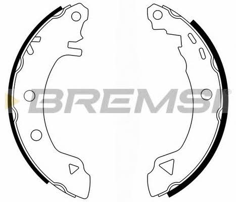 Bremsi GF0418 Brake shoe set GF0418