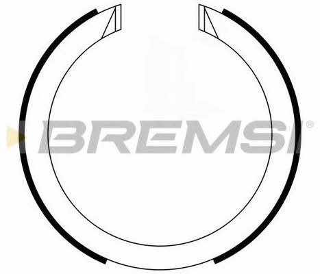 Bremsi GF0634 Parking brake shoes GF0634