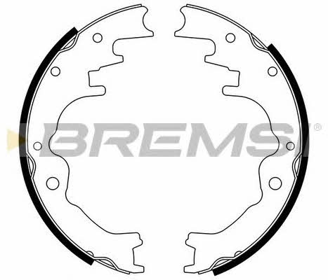 Bremsi GF0784 Brake shoe set GF0784