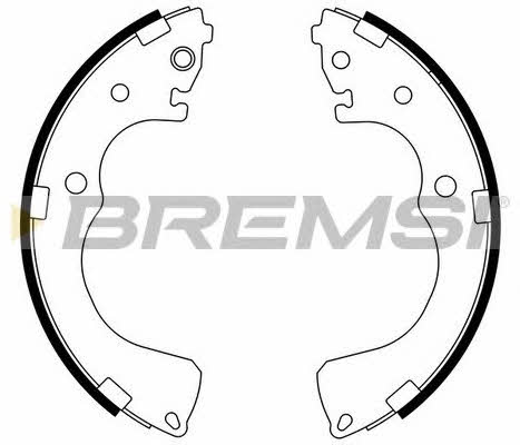 Bremsi GF0795 Brake shoe set GF0795