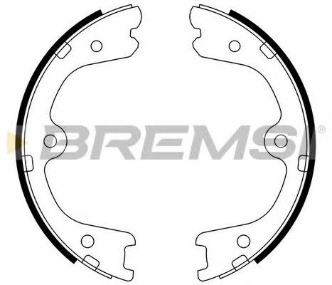 Bremsi GF0873 Parking brake shoes GF0873