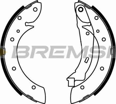 Bremsi GF0106 Brake shoe set GF0106