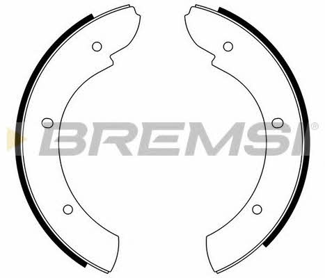 Bremsi GF0438 Parking brake shoes GF0438