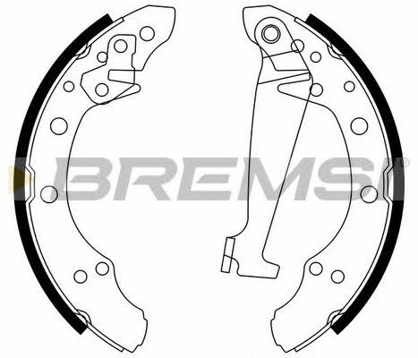 Bremsi GF0556 Brake shoe set GF0556
