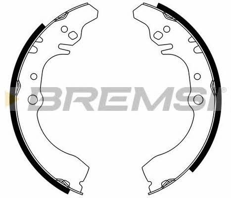 Bremsi GF0682 Brake shoe set GF0682