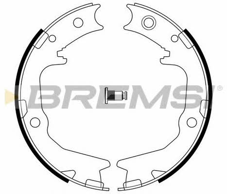 Bremsi GF0826 Parking brake shoes GF0826