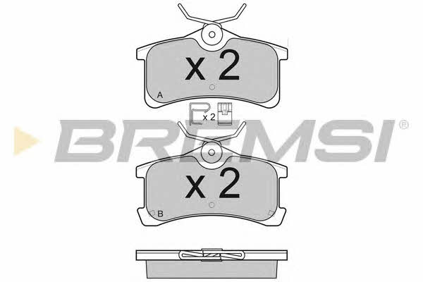 Bremsi BP3107 Brake Pad Set, disc brake BP3107