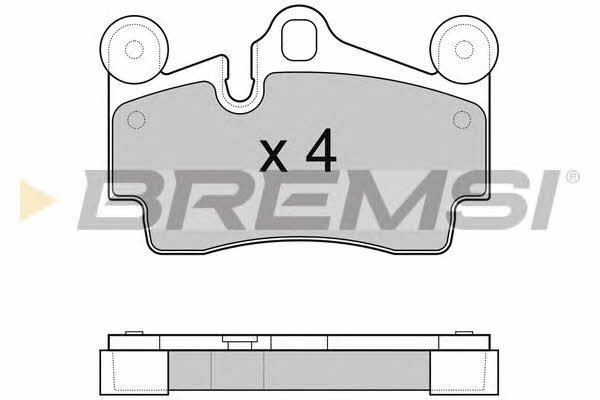 Bremsi BP3097 Brake Pad Set, disc brake BP3097