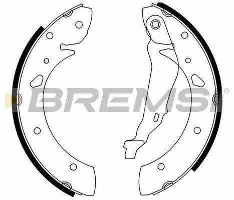 Bremsi GF0950 Brake shoe set GF0950
