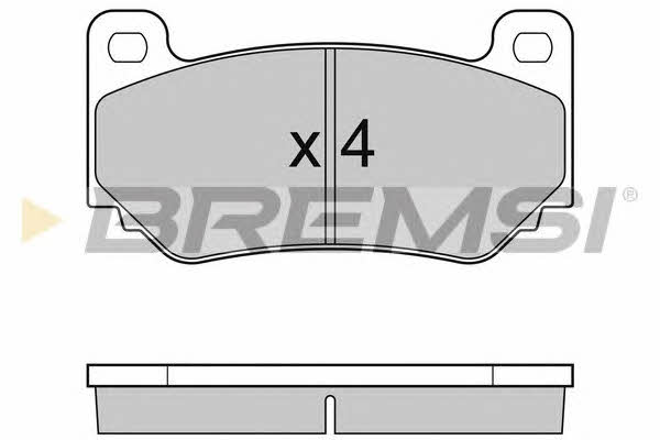 Bremsi BP3104 Brake Pad Set, disc brake BP3104