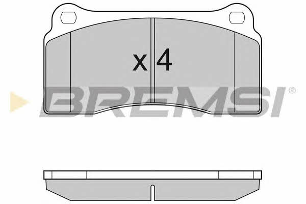 Bremsi BP3153 Brake Pad Set, disc brake BP3153