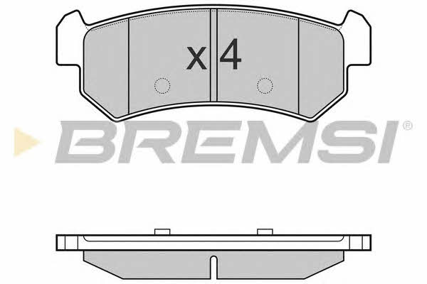 Bremsi BP3148 Brake Pad Set, disc brake BP3148