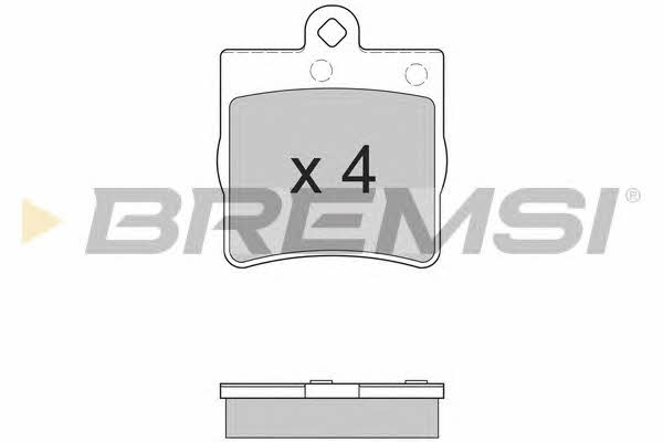 Bremsi BP2861 Brake Pad Set, disc brake BP2861