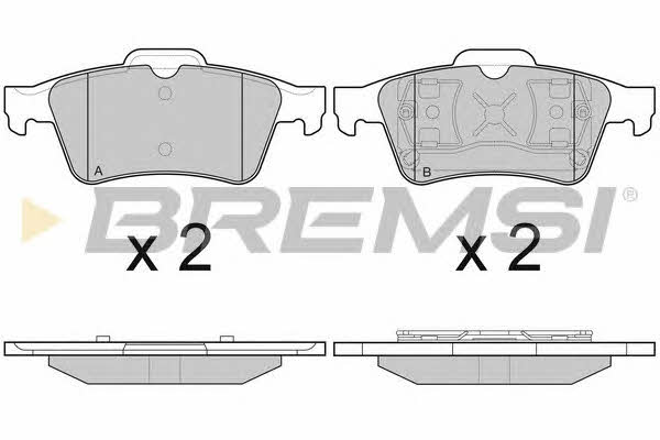 Bremsi BP2980 Brake Pad Set, disc brake BP2980