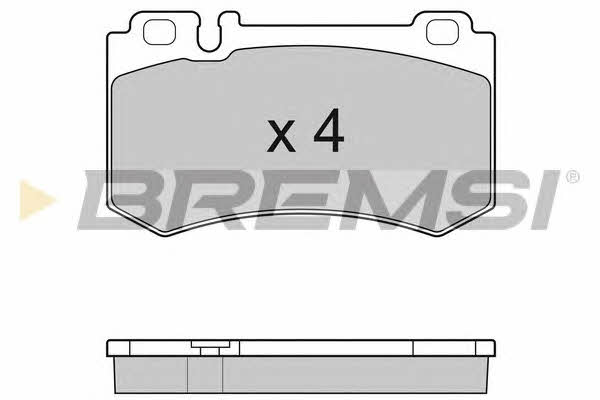 Bremsi BP3164 Brake Pad Set, disc brake BP3164