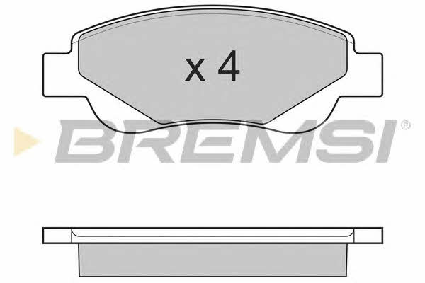 Bremsi BP3225 Brake Pad Set, disc brake BP3225