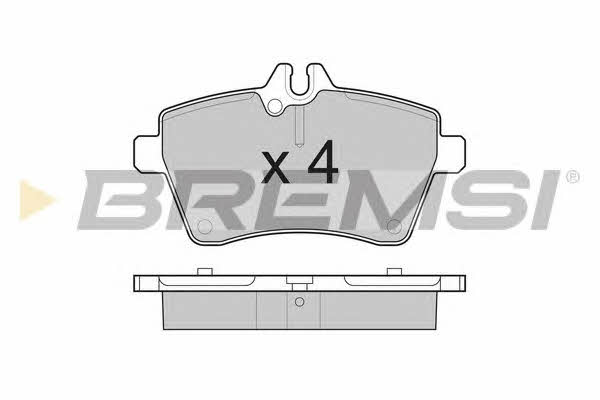 Bremsi BP3189 Brake Pad Set, disc brake BP3189