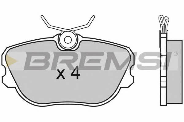 Bremsi BP2452 Brake Pad Set, disc brake BP2452