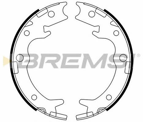 Bremsi GF0713 Parking brake shoes GF0713
